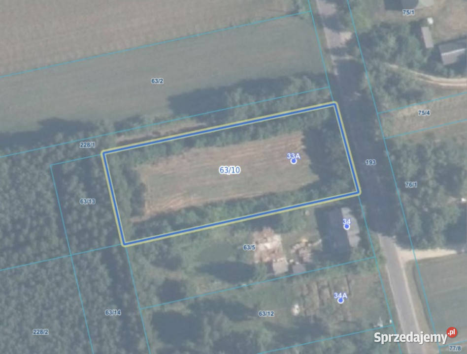 Działka z Warunkami Zabudowy obok lasu Okazja 11204m2 Wólka Kościeniewicka