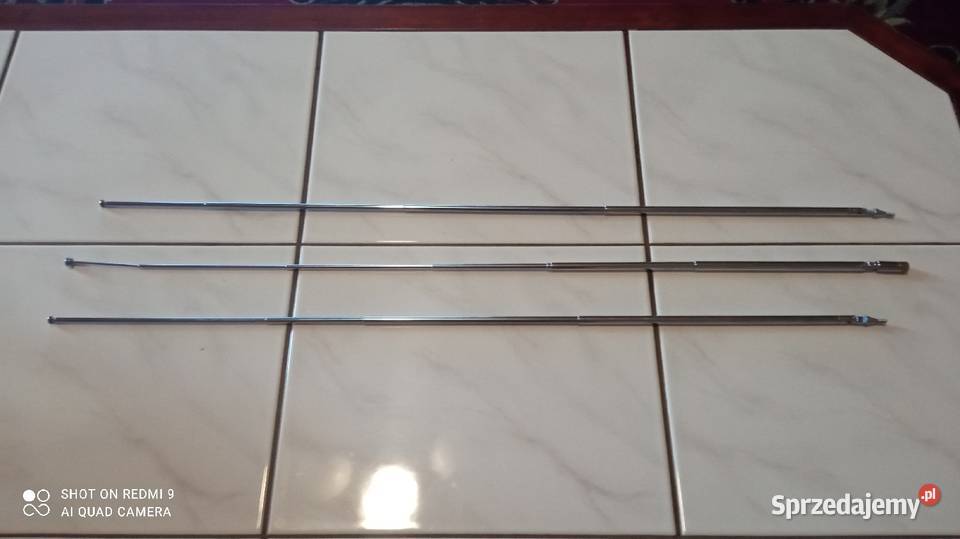 3 anteny teleskopowe 75 sprzedam Wrocław