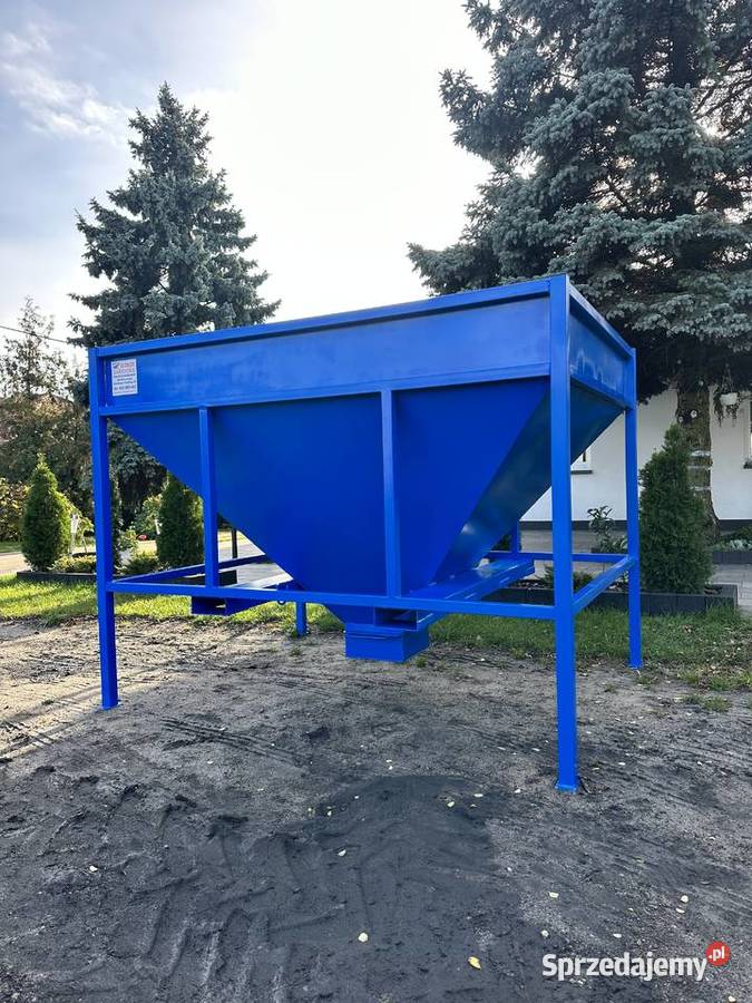 Kosz Zasypowy zasobnik paczkarka lejek GWARANCJA Niedrzew Pierwszy