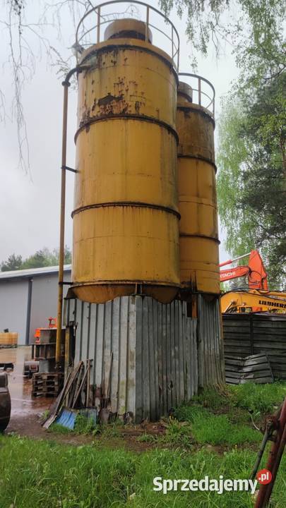 Silos na cement zboże trociny pasze 30 ton świętokrzyskie Ostrowiec Świętokrzyski