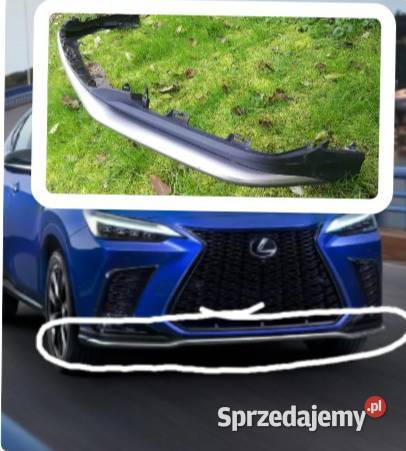 Dokładka dół zderzaka przód Lexus NX 2 II listwa osobowe Myślibórz