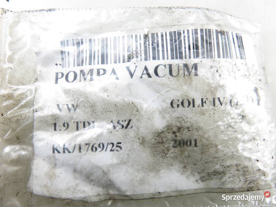 POMPA VACUM VW GOLF IV 1J1 19 TDI ASZ 038145209A małopolskie