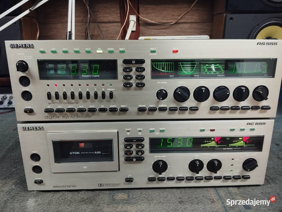 wieża Stereo Siemens RS555 AmplitunerMagnetofon śląskie Zabrze