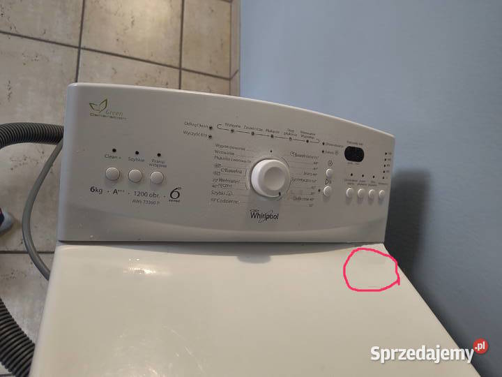 Sprzedam pralkę 6 ładowaną góry Pralki i suszarki Drużbice-Kolonia sprzedam