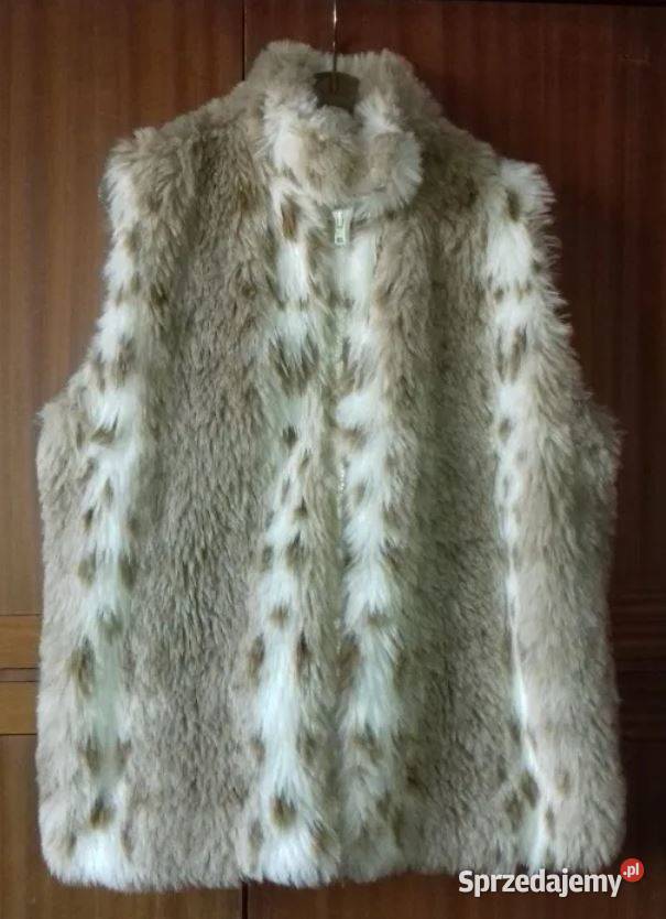 Kamizelka Bezrękawnik Sztuczne Futro Futerko