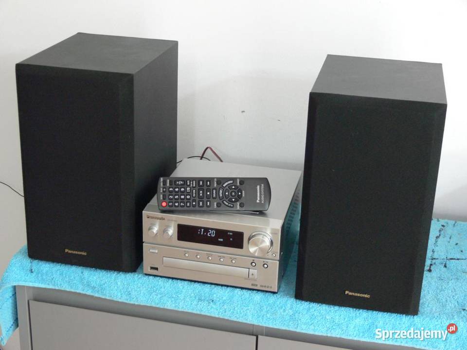 Wieża Panasonic SAPMX5 pil USB mp3 kolumny Jasło