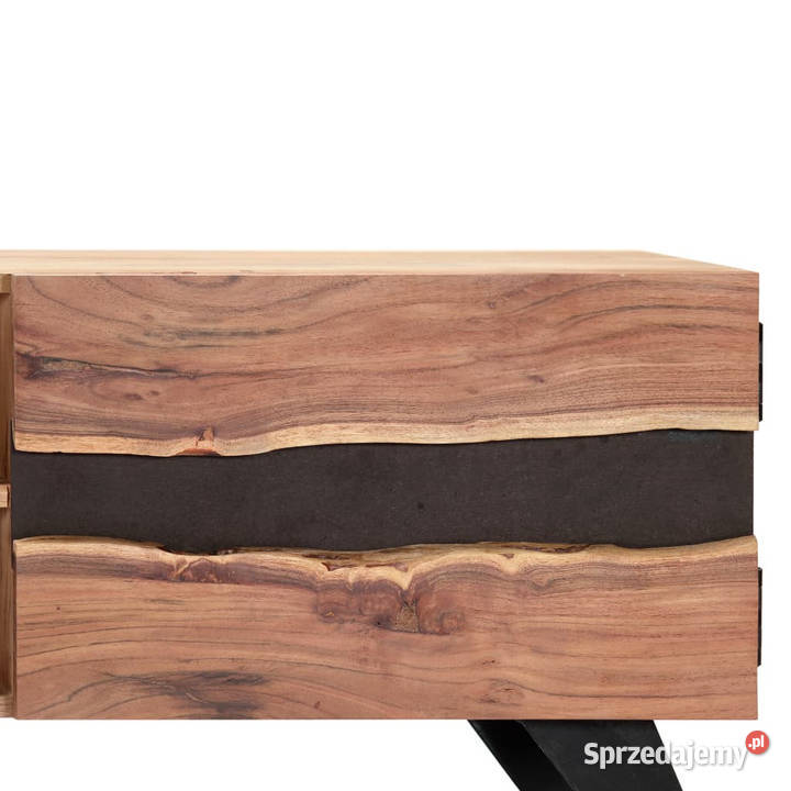 Szafka pod TV 140x30x45 lite drewno akacjowe