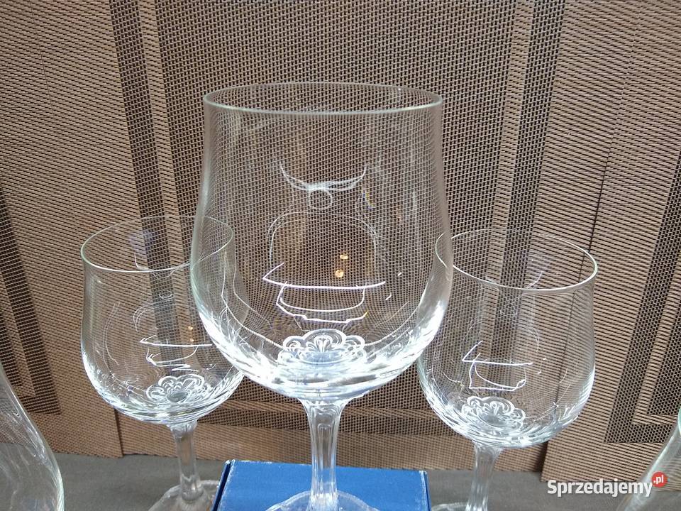 Kieliszki Rosenthal Monbijou wino czerwone 6 wielkopolskie