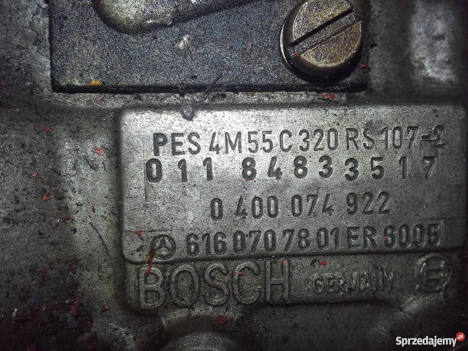 Pompa wtryskowa Mercedes 0400074961 0400074922 0 osobowe Części Częstochowa
