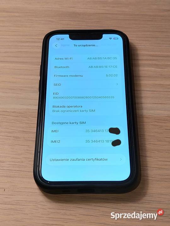 iPhone 13 mini 128GB 87 Czarny Idealny Stan Warszawa sprzedam