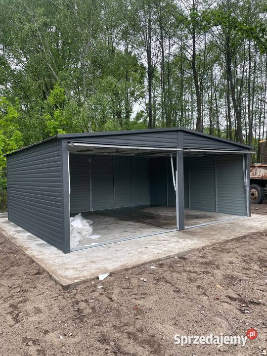 Garaż blaszany 6x5 GRAFIT sprzedam