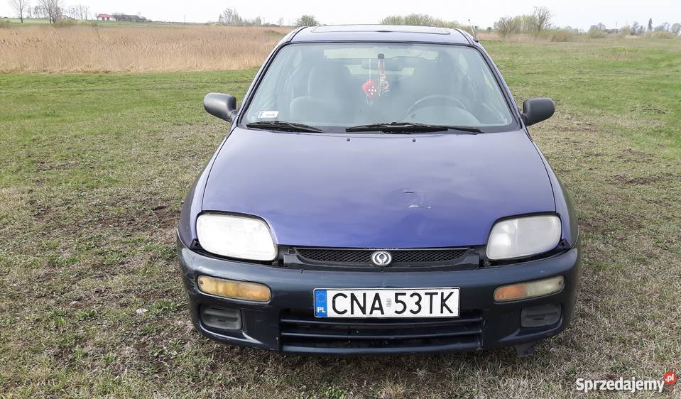 Mazda 323c automat granatowa aktualne opłaty 1km kujawsko-pomorskie