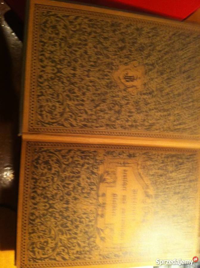 Stare niemieckie książki z ok 1900 r Ozorków sprzedam