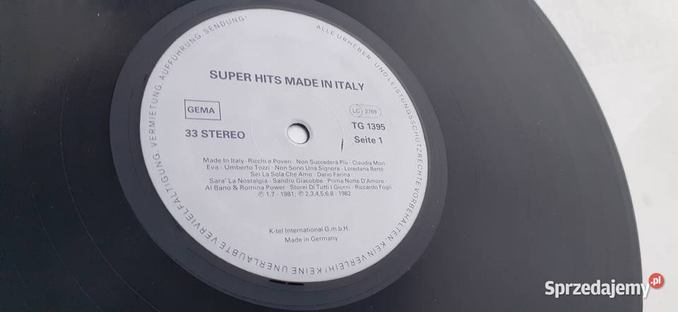 Super hits made in italy die neuenskładanka Płyty i kasety Tuszkowo