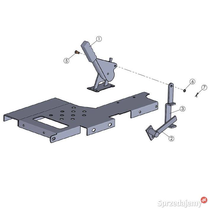 Zawleczka sworznia 23 x 2 mm dźwigni hamulca Tajęcina