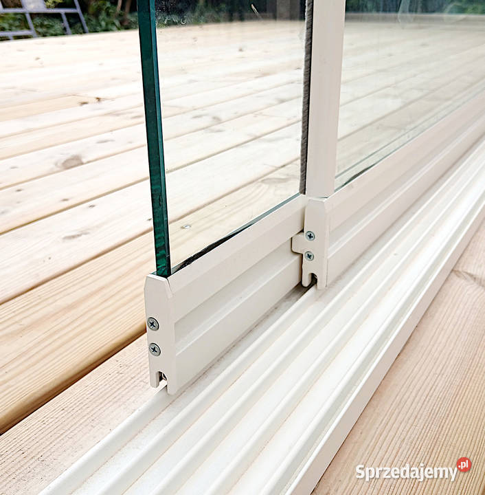 Ścianki szklane szyby drzwi przesuwne tarasowe