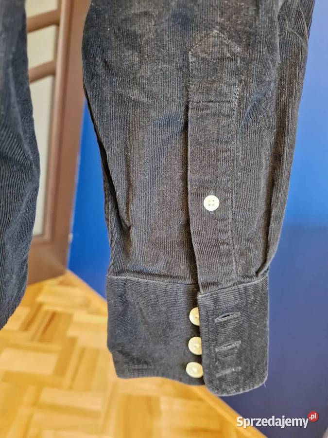 czarna sztruksowa koszula czarny Pozostałe mazowieckie Tłuszcz