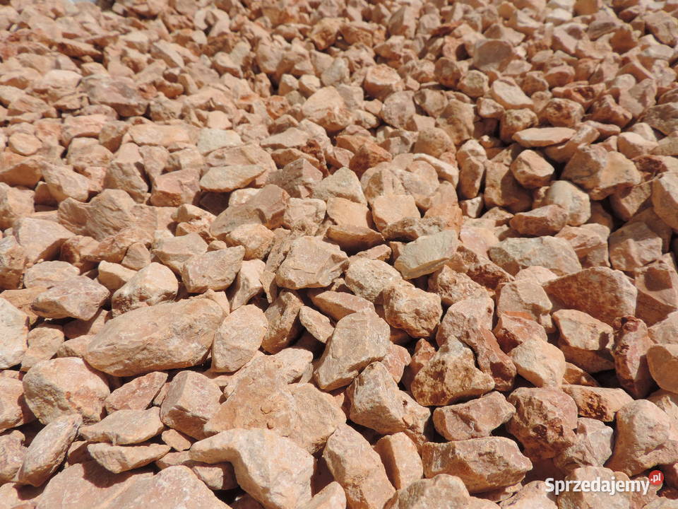 Grys Rosso kamień ozdobny pomarańczowy czerwony Pozostałe małopolskie Oświęcim