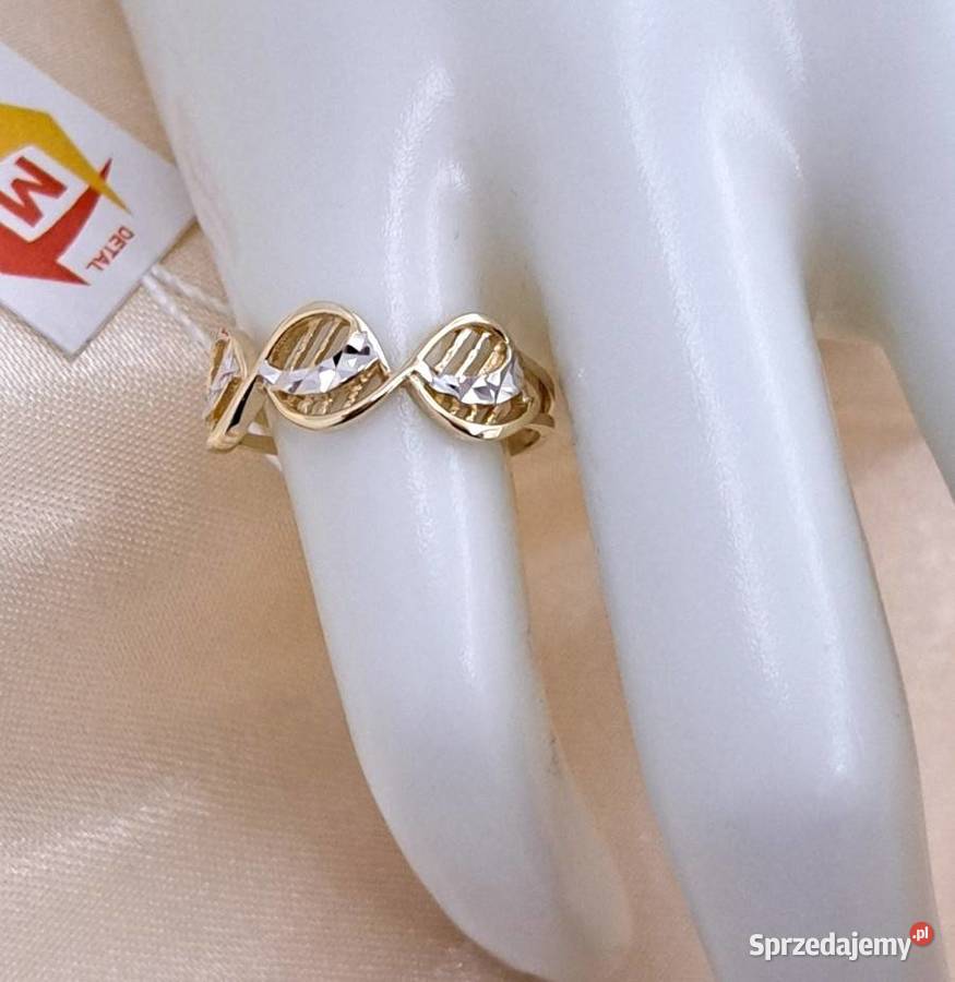 Pierścionek r12 Złoty pr333 bezkamieniowy Z484 Poznań