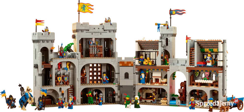 LEGO ICONS 10305 Zamek Rycerzy herbu Lew 40567 Kraków