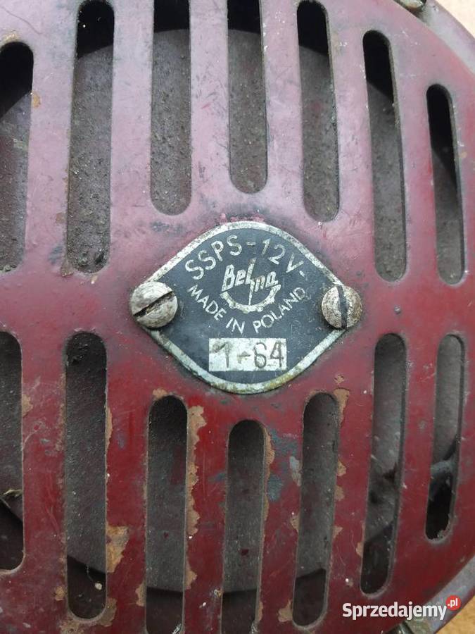 Klakson sygnał Belma SSPS 12v junak m10 shl wsk