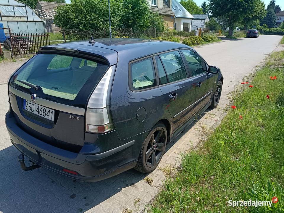Saab 93 19 diesel 150 koni 2007 r radio Świdwin sprzedam