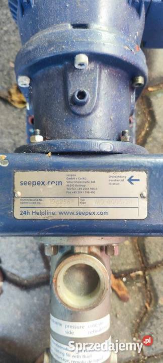 Pompa SEEPEX MD 000521 Motoreduktor Bockwoldt Pozostałe Lublin