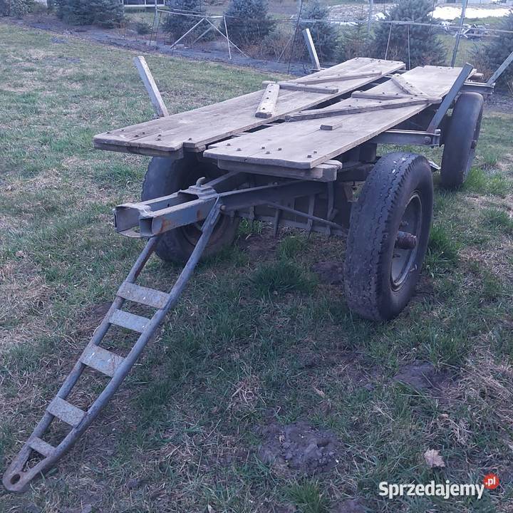 Wóz drewniany 2 Opony nieuszkodzony
