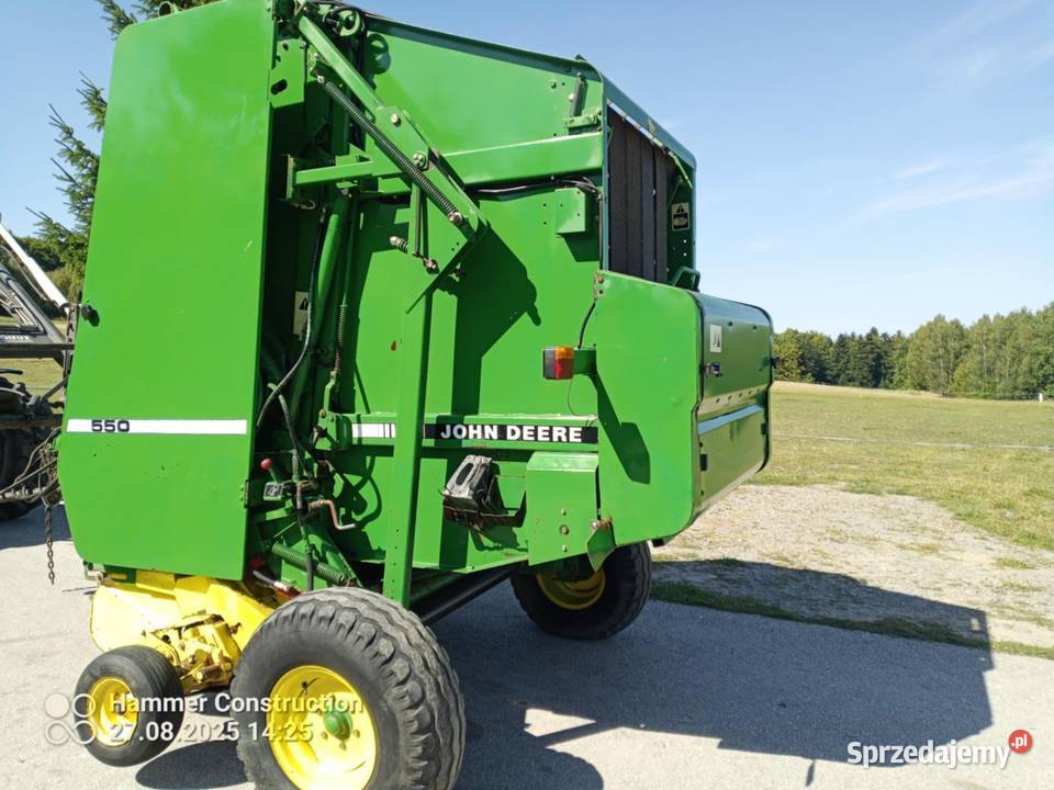 Prasa rolująca John Deere 550 szeroki podbierak Łagów