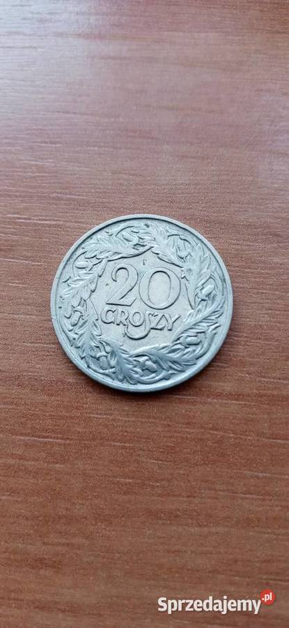 Moneta 20gr1923r Numizmatyka Skoczów