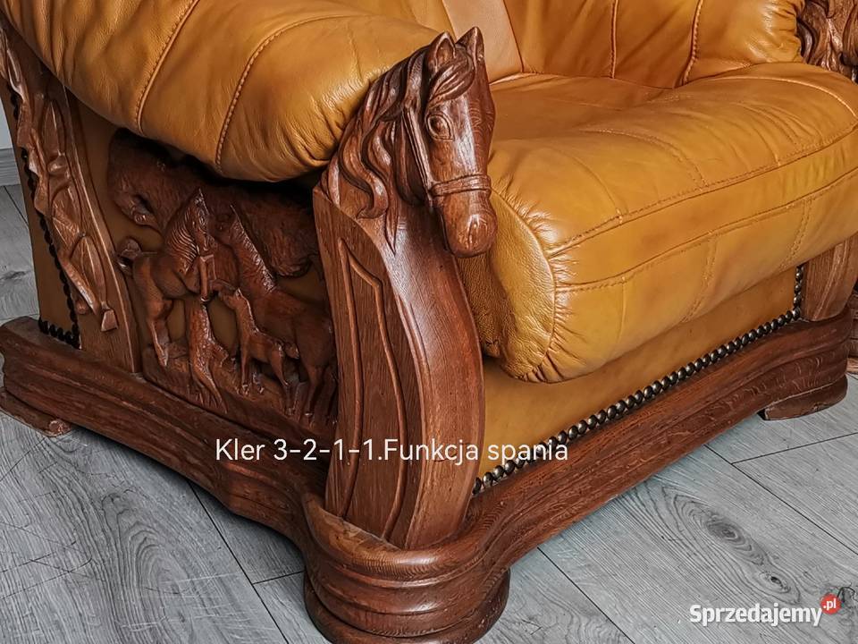 Skóra Kler Rzeźby konia Spanie Skorzany Gorzów Wielkopolski