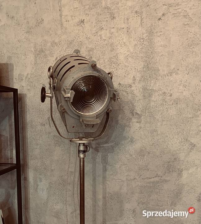 Lampa filmowa teatralna PRL loft vintage 1962 Lampy podłogowe Poznań