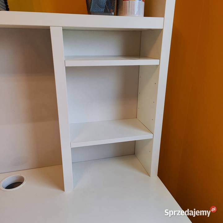 Ikea biurko dziecięce MICKE plus nadstawka 50cm Kruszewnia
