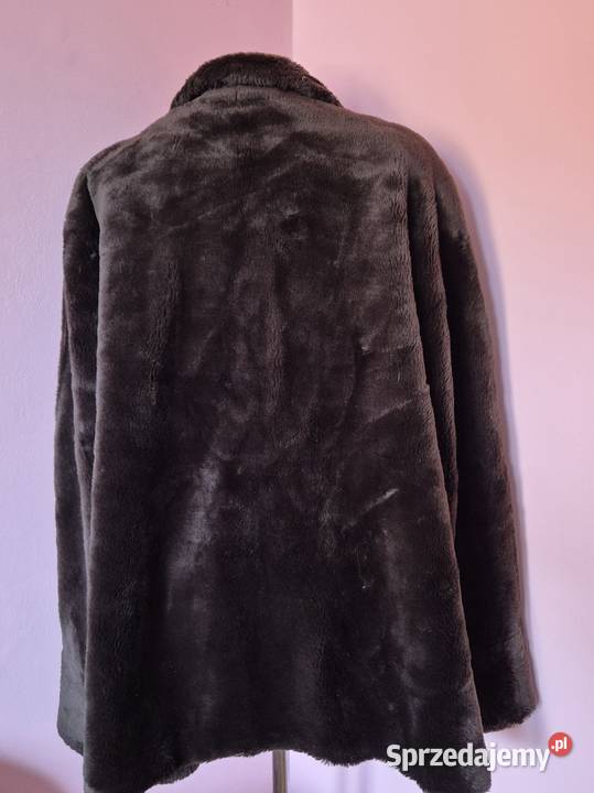 Futro sztuczne damskie oversize vintage