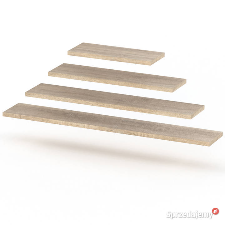 Półki Wiszące Ścienne Do Salonu Sypialni Zestaw 8cm Elbląg