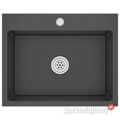 vidaXL Ręcznie robiony zlew kuchenny czarny stal mazowieckie Warszawa sprzedam