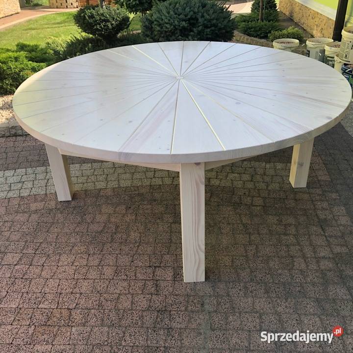 Stół ogrodowy okrągły 200 190 180 170 160 150 Dębica sprzedam