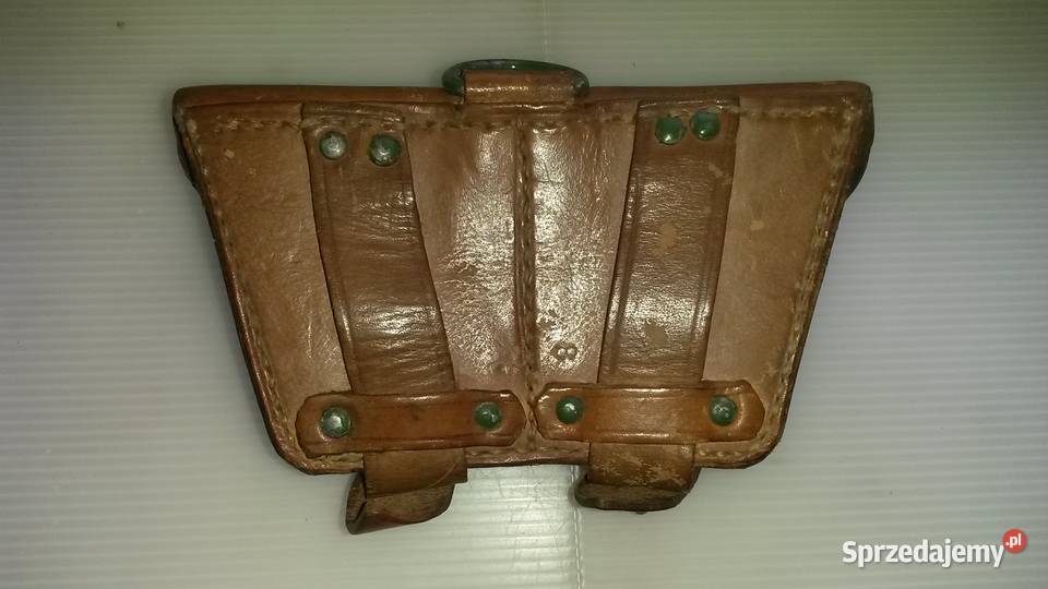 ORYGINALNA POLSKA ŁADOWNICA MOSIN SKÓRZANA Poznań