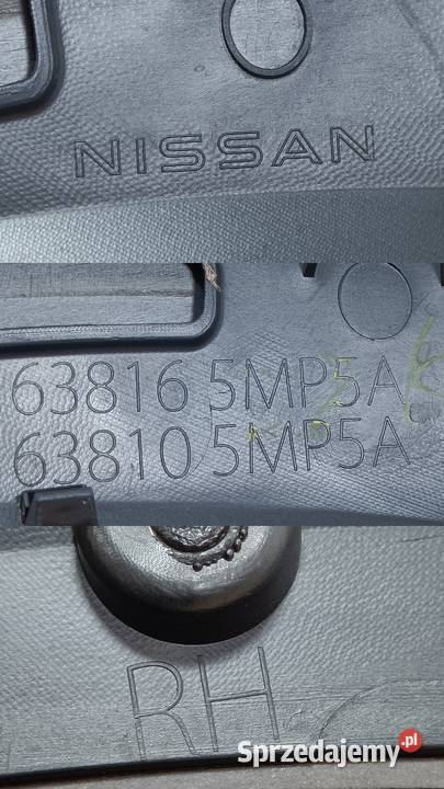 NISSAN ARIYA LISTWA BŁOTNIKA PRAWY PRZÓD