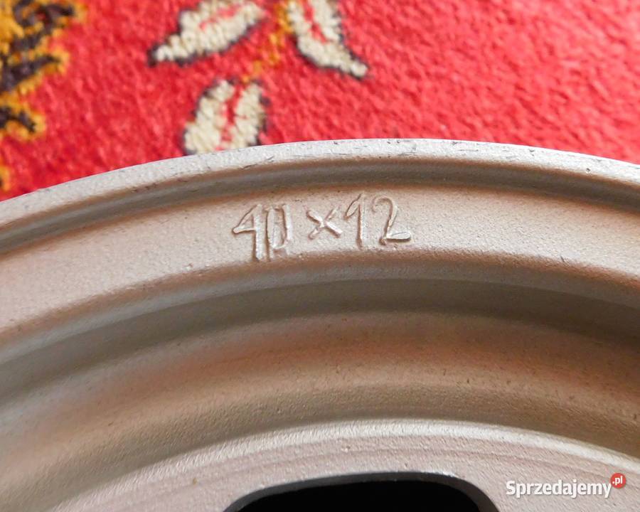 4 NOWE felgi alufelgi 12 dekielki Polski Fiat Tarnów sprzedam
