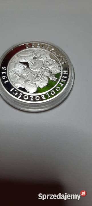 Srebrny medal Odzyskanie niepodległości 1918 k16 Warszawa