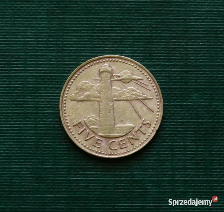 Barbados 5 centów 1982r śląskie sprzedam