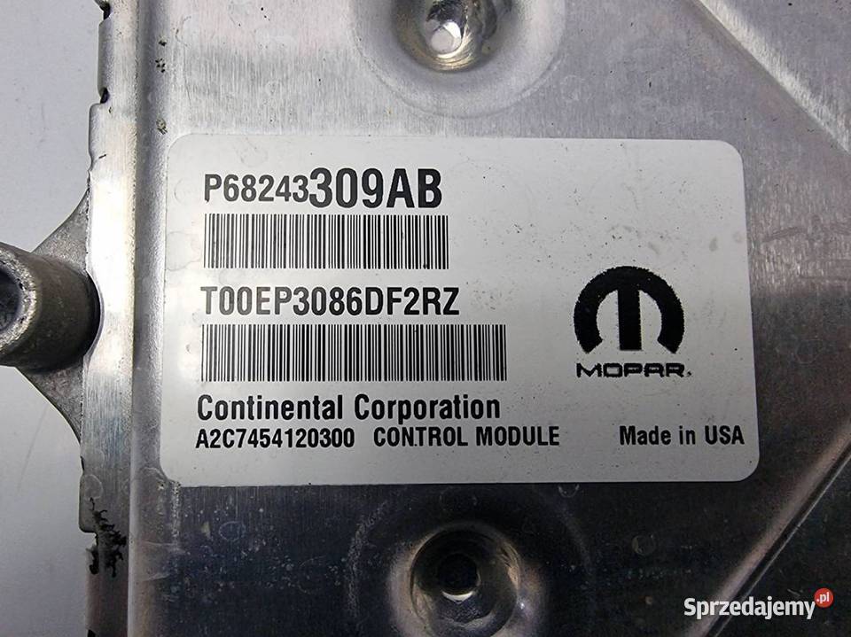 KOMPUTER SILNIKA ECU DODGE CHARGER P68317750AC Lipno