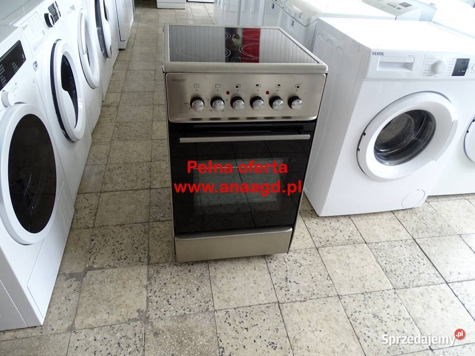 Kuchenka elektryczna szer 50 inox Duży Wybór wolnostojące