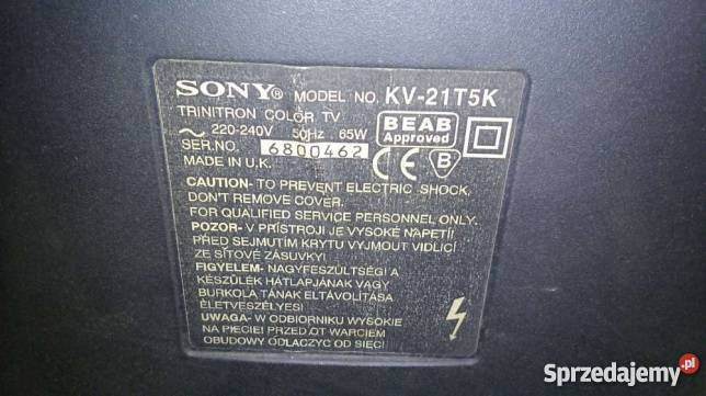 Telewizor Sony Trinitron KV21T5K 21 Euro Boża Wola