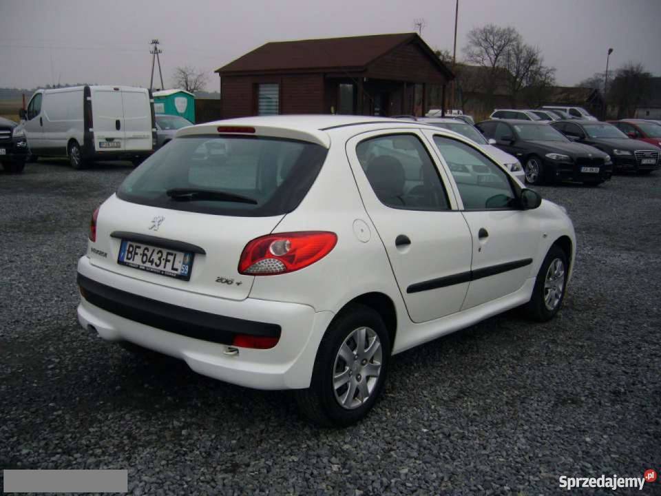 Peugeot 206 bialy Wolica Pusta