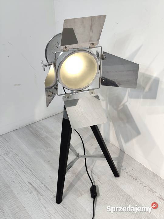 Stylowa Industrialna Lampa Stojąca Poddębice