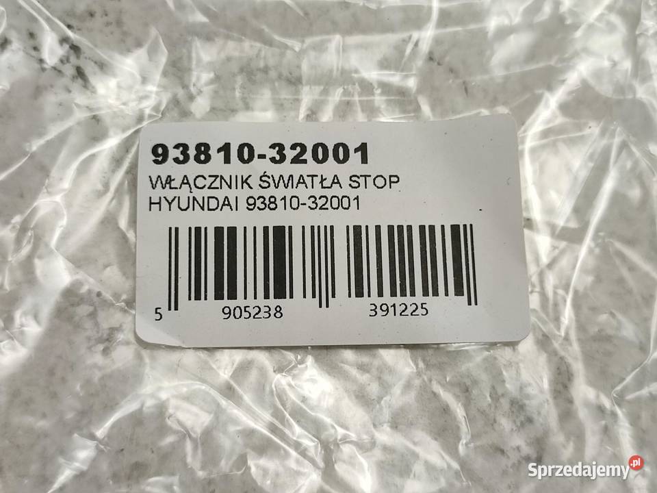 WŁĄCZNIK ŚWIATŁA STOP HYUNDAI TERRACAN 29 CRDI Panele sterowania, przełączniki