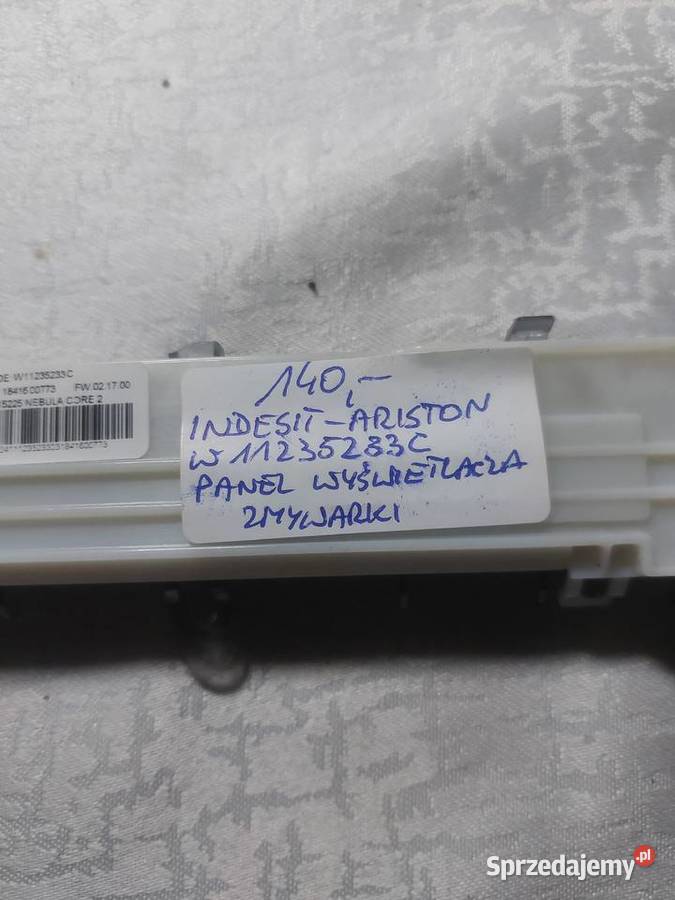 INDESIT ARISTON W11235233C PANEL WYSWIETLACZA Nowy Sącz