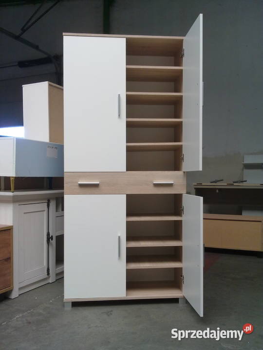 Nowa szafa 4D z szufladą 90x198x40 dąb Wieruszów
